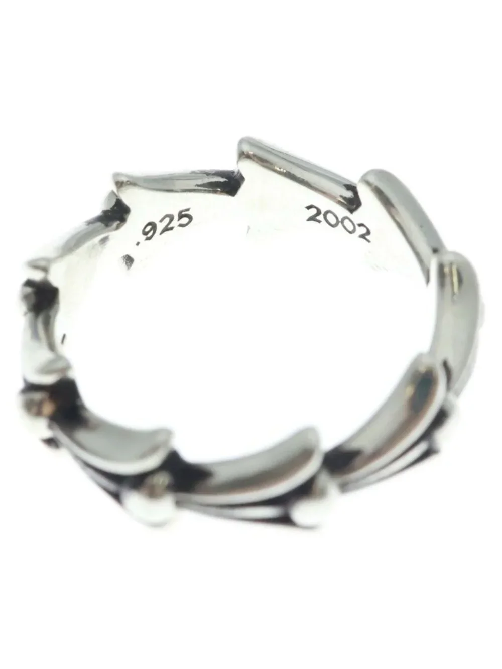 Chrome Hearts Cross Tail Ring Silver